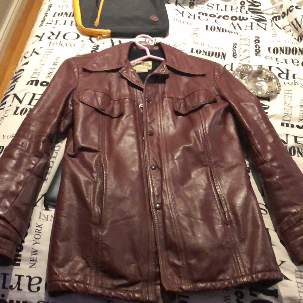 Vintage 1970s leather jacket